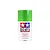 A 100ml can of Tamiya TS-20 Metallic Green lacquer spray paint for plastic models, shown against a white background.