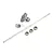 Atrek Steel Centre Driveshaft Assembly 1047