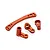 Atrek Aluminium Servo Saver Set - Orange 2103