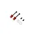 Kyosho Aluminium/Steel CVD Driveshafts 2Pcs - Red FAW202B