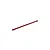 A red anodized aluminium centre driveshaft for an RC car, featuring ball-joint ends with cross pins.