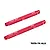 GPM Aluminium Centre Brace Bars 2Pcs - Red MNV6025-R