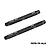 GPM Aluminium Centre Brace Bars 2Pcs - Black MNV6025-BK