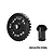 GPM Racing black steel 30T differential gear and 9T input pinion gear set for RC vehicles.