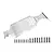 GPM Stainless Steel Integrated Chassis Skid Plate - Silver MNV6333-OC