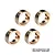 GPM Brass (4g) Wheel Weights 2Pcs SCX30/COW-OC