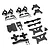 Yeah Racing Aluminium RC10 Essential Conversion Kit - Black TARL-S01BK