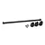 Yeah Racing Steel Driveshaft and Input Cup Set 4Pcs TARL-007BK