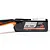 Spektrum 7.4V 160mAh 30C LiPo battery in a black soft case with orange and black wires extending from one end.