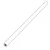A line drawing of a long, thin cylindrical metal rod with a threaded hole at one end, representing an RC centre brace.