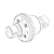 MJX RC Metal Complete Differential Assembly 16420Y