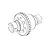 MJX RC Metal Complete Differential Assembly 16420