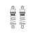 MJX RC Aluminium Rear Adjustable Shocks 2Pcs 16510R