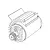 MJX RC Motor Assembly B284B