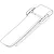 A black and white line drawing of a battery strap with a buckle mechanism.
