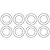 MJX RC 13x8x4mm Metal Shielded Ball Bearings 8Pcs M1810