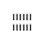 A technical line drawing showing twelve identical countersunk head screws arranged in two rows of six.