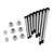 Yeah Racing 1/10 4WD Steel Suspension Arm Pin Set TARC-027SV
