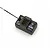 FlySky INr4-GYB 4-channel 2.4GHz receiver with antenna, showing connection pins and branding on a white background.
