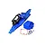 GPM 1/8 Aluminium Chassis Plate with Servo, Battery and Motor Mounts - Blue SLE1612638C-B