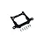 GPM Aluminium Rear Bumper Mount - Black SCX3L331R-BK
