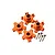 GPM Aluminium Clawed 17mm Wheel Hexes +6mm Off-Set 4Pcs - Orange MAI010+6MM/2-OR