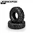JConcepts 2.2" Megalithic Sticky (Green Compound) Crawler Tyres with Foam Inserts 2Pcs 4112-02