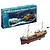 Revell 1/142 scale Northsea Fishing Trawler plastic model kit box and the fully assembled and painted model ship.