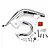 Rovan Losi 5IVE-T Chrome Tuned Exhaust Pipe Set 87038A