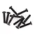 Rovan 5x30mm Fine Thread Countersunk Head Screws 10Pcs 68014