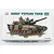 Trumpeter 1/72 scale JGSDF Type 90 tank plastic model kit box featuring an illustration of the tank in camouflage.