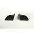 A pair of black 1/10 scale aero door mirrors for RC car body shells against a white background.