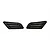 Two black plastic fender duct accessories for 1/10 scale RC car bodies, featuring a mesh grille design.