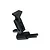 A black plastic RC car dual muffler accessory with a mounting bracket against a white background.