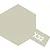 A digital swatch representing Tamiya X-32 Titanium Silver paint, featuring a hexagonal shape with the text X32 in white.