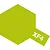 A graphic icon representing Tamiya XF-4 Yellow Green paint, featuring a hexagonal shape in a bright yellow-green color with the text XF4 in white.