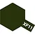 A graphic icon representing Tamiya XF-11 J.N. Green paint, featuring a dark green hexagon with a small rectangular tab labeled XF11.