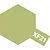 Tamiya XF-21 Sky enamel paint color swatch represented by a light olive-green hexagon with the text XF21 in white.