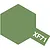 A graphic showing a hexagonal swatch of Tamiya XF-71 Cockpit Green paint with the text XF71 printed in white.