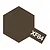 A graphic representation of Tamiya XF-84 Dark Iron paint, showing a brown hexagon with a smaller rectangular tab labeled XF84.