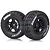 Louise 2.2/3.0" Rocket Tyres on Black Rims - Glued Wheels 2Pcs L-T3154SBTR