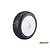 Louise 3.3" B-Mazinger Tyres on White Dished Rims - Glued Wheels 2Pcs L-T3108SW