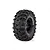 Louise 1.9" CR Rowdy Tyres on Black 9 Spoke Rims - Glued Wheels 2Pcs L-T3233VB