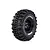 Louise 1.9" CR Champ Tyres on Black 9 Spoke Rims - Glued Wheels 2Pcs L-T3231VB