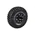 Louise 2.2" CR Ardent Tyres on Black 8 Spoke Rims - Glued Wheels 2Pcs L-T3237VB