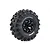 Louise 2.2" CR Rowdy Tyres on Black 8 Spoke Rims - Glued Wheels 2Pcs L-T3238VB