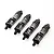 Pro-Line Aluminium Front & Rear PowerStroke Adjustable Shocks 4Pcs PRO642200