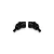 Two black Reefs RC XP front universal CVD wheel axles for RC vehicles, shown side-by-side against a white background.