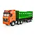 HuiNa 1312 RC Semi Truck Electric 4WD 1/18 Scale RTR - Orange/Green 1312