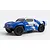 Maverick MiCROBE SC Flux RC Short Course Truck in blue and white livery on a white background.